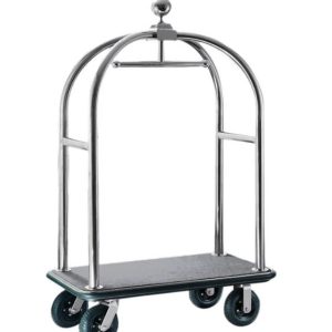 CLASSIC Birdcage Stainless Steel Lauggage Cart