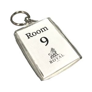 Hotel Key tag with Ring