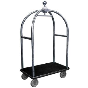 CLASSIC Birdcage Stainless Steel Luggage Cart