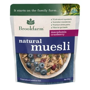 Natural Muesli with Cranberries 20pkts x 50gm