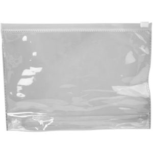 Flat Clear Cosmetic Zip Bag