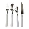 White Stainless Steel Cutlery Set 16pcs - Image 2