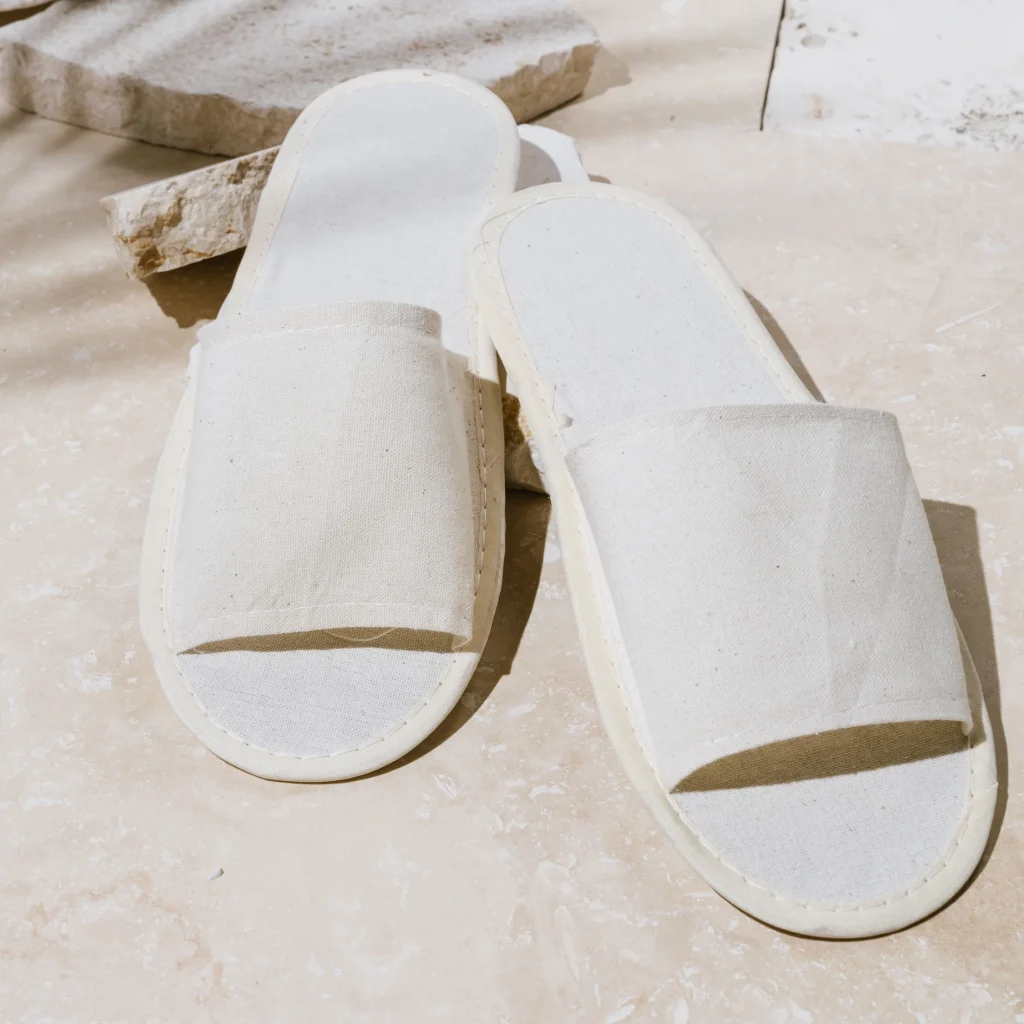 Biodegradable Open Toe Kraft Slippers x 100