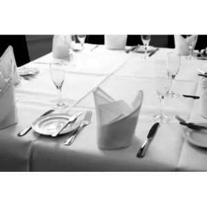White Tablecloth