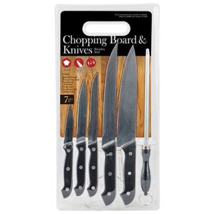 Knife & Chopping Board 7pc Set