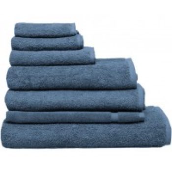 blue towels