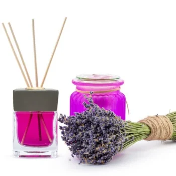 Square Concrete / Glass Diffuser Bottle